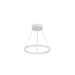 Kuzco Cerchio 18" LED Up/Down Pendant, White/Frost Silicone - PD87718-WH