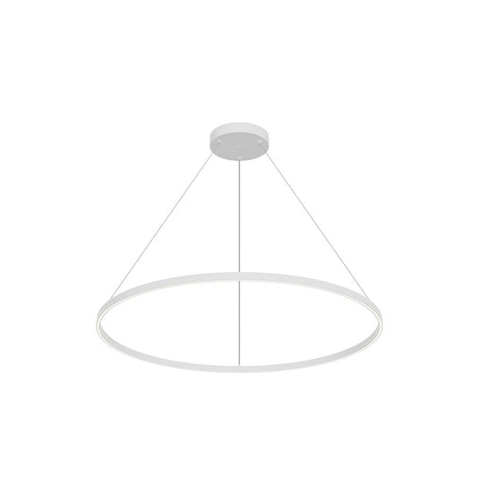 Kuzco Cerchio 48" LED Up/Down Pendant, White/Frost Silicone - PD87748-WH