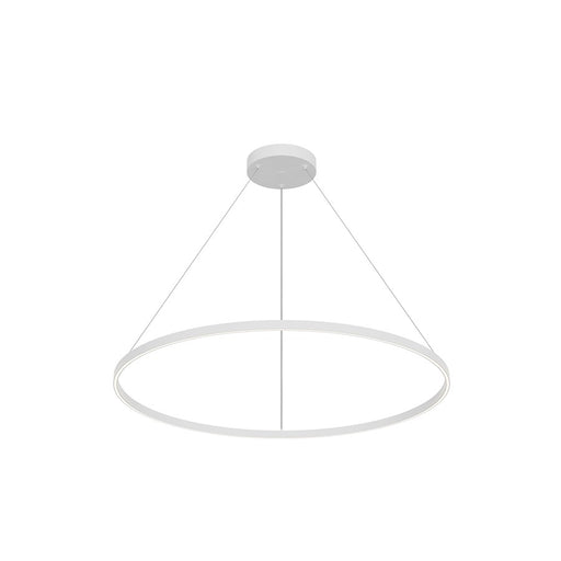 Kuzco Cerchio 48" LED Up/Down Pendant, White/Frost Silicone - PD87748-WH