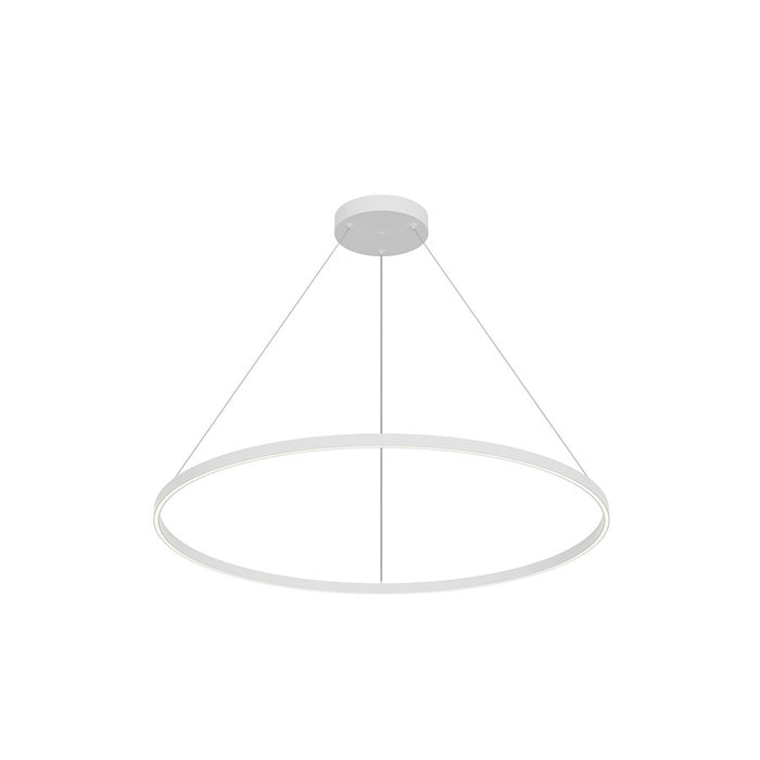 Kuzco Cerchio 48" LED Up/Down Pendant, White/Frost Silicone - PD87748-WH