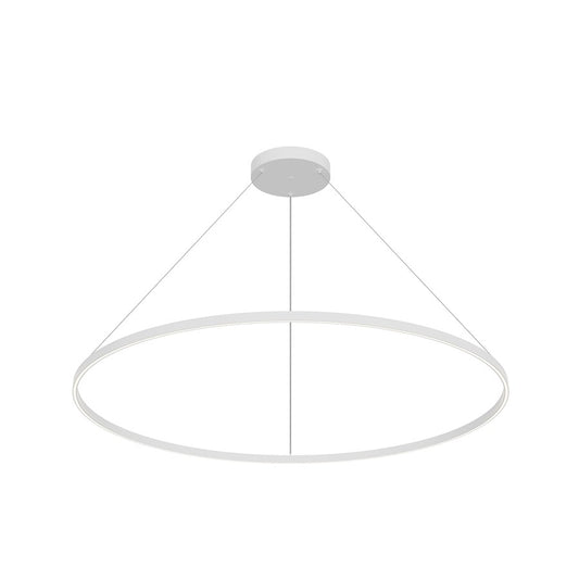 Kuzco Cerchio 60" LED Up/Down Pendant, White/Frost Silicone - PD87760-WH