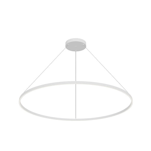 Kuzco Cerchio 60" LED Up/Down Pendant, White/Frost Silicone - PD87760-WH