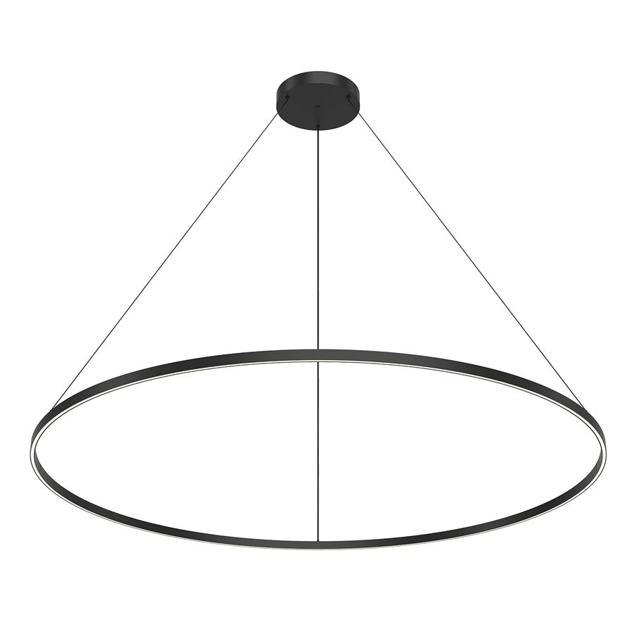 Kuzco Cerchio 72" LED Pendant, 185W, Black - PD87772-BK-UNV-010