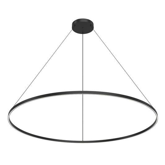 Kuzco Cerchio 72" LED Pendant, 185W, Black - PD87772-BK-UNV-010