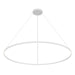 Kuzco Cerchio 72" LED Up/Down Pendant, White/Frost Silicone - PD87772-WH