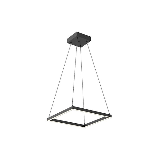 Kuzco Piazza 18" LED Pendant, Black/Frosted Silicone Diffuser - PD88118-BK