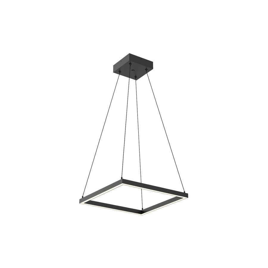 Kuzco Piazza 18" LED Pendant, Black - PD88118-BK-UNV-010