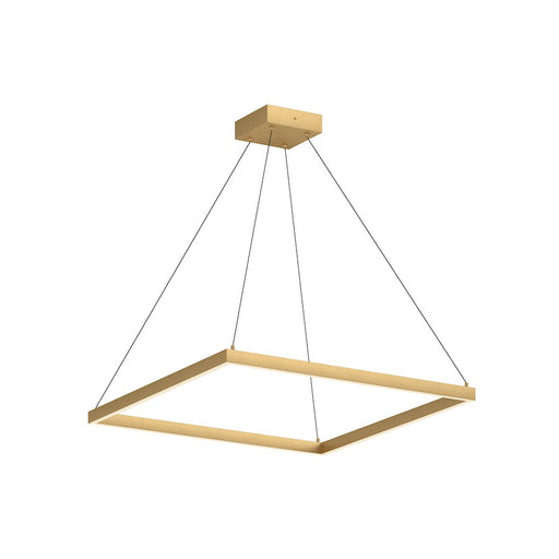 Kuzco Piazza 32" LED Pendant, Gold/Frosted Silicone Diffuser - PD88132-BG