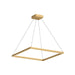 Kuzco Piazza 32" LED Pendant, Gold/Frosted Silicone Diffuser - PD88132-BG