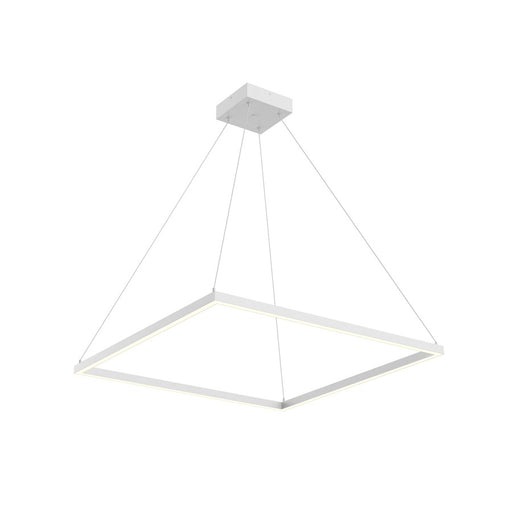 Kuzco Piazza 32" LED Pendant, White/Frosted Silicone Diffuser - PD88132-WH