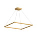 Kuzco Piazza 36" LED Pendant, Gold/Frosted Silicone Diffuser - PD88136-BG