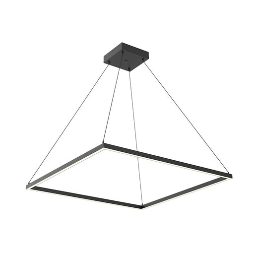 Kuzco Piazza 36" LED Pendant, Black/Frosted Silicone Diffuser - PD88136-BK