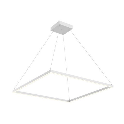 Kuzco Piazza 36" LED Pendant, White/Frosted Silicone Diffuser - PD88136-WH