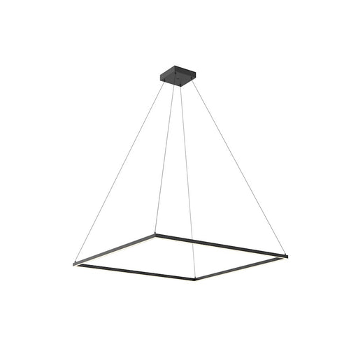 Kuzco Piazza 48" LED Pendant, Black/Frosted Silicone Diffuser - PD88148-BK