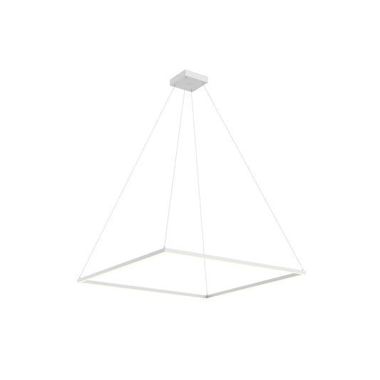 Kuzco Piazza 48" LED Pendant, White/Frosted Silicone Diffuser - PD88148-WH