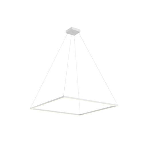 Kuzco Piazza 48" LED Pendant, White/Frosted Silicone Diffuser - PD88148-WH