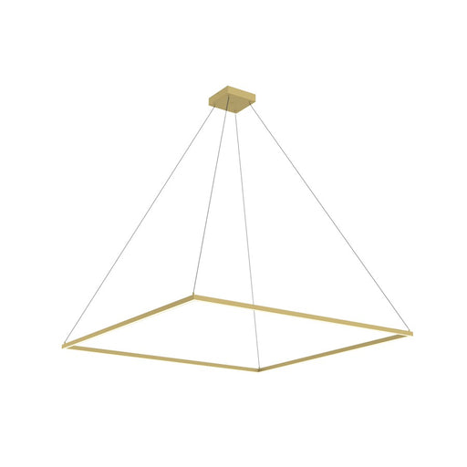 Kuzco Piazza 60" LED Pendant, Gold/Frosted Silicone Diffuser - PD88160-BG