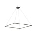 Kuzco Piazza 60" LED Pendant, Black/Frosted Silicone Diffuser - PD88160-BK