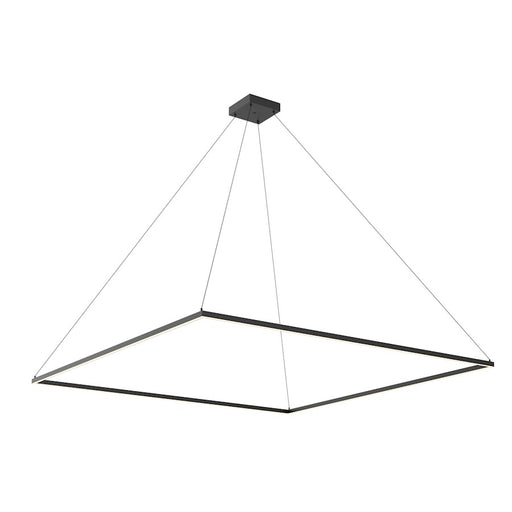 Kuzco Piazza 72" LED Pendant, Black/Frosted Silicone Diffuser - PD88172-BK