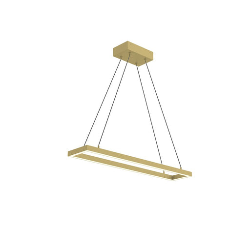 Kuzco Piazza 30" LED Pendant, Gold/Frosted Silicone Diffuser - PD88530-BG