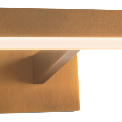 Kuzco Vega 19" Brass Dimmable LED Picture Lt, Vintage Brass