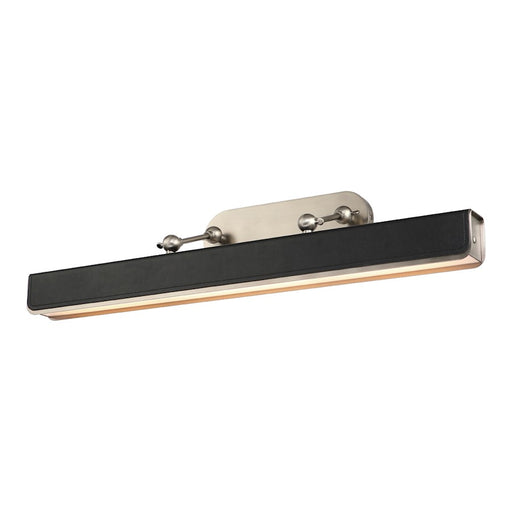 Alora Valise Picture 32" LED Picture Light, Nickel/Tuxedo/Frost - PL307931ANTL