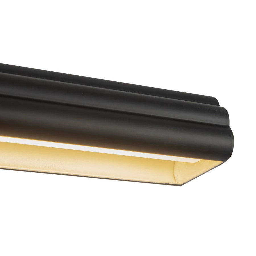 Kuzco Dottie 18" Black Dimmable LED Picture Lt, Matte Black