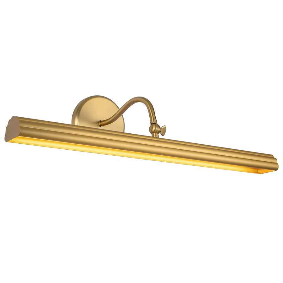 Kuzco Dottie 24" Gold Dimmable LED Picture Lt, Brushed Gold