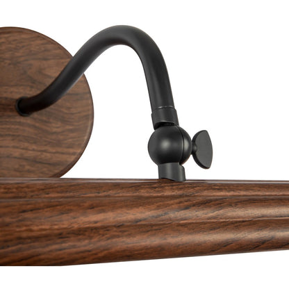 Kuzco Dottie 24" Brown Dimmable LED Picture Lt, Walnut