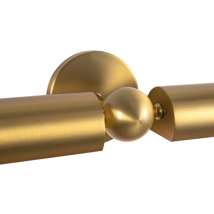 Kuzco Cole 23" Gold Picture Lt, Brushed Gold
