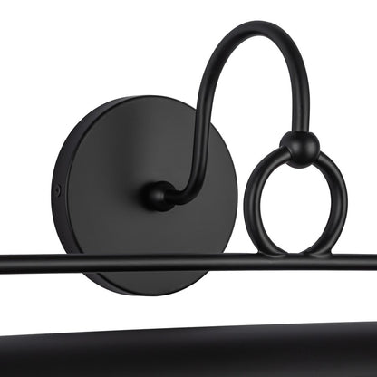 Kuzco Ellen 21" LED Wall/Picture Light, Matte Black/Steel Shade