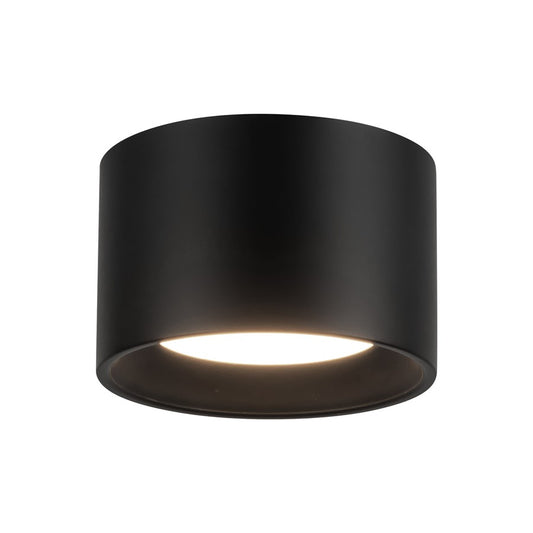 Kuzco Uma 6" Blk Dim LED Semi-Flush Mount, Blk - SF0702805BK