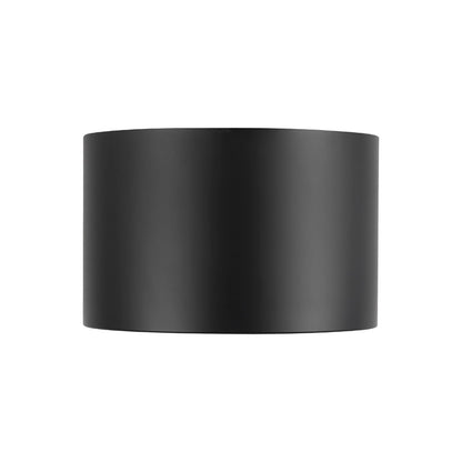 Kuzco Uma 6" Black Dimmable LED Semi-Flush Mount, Black