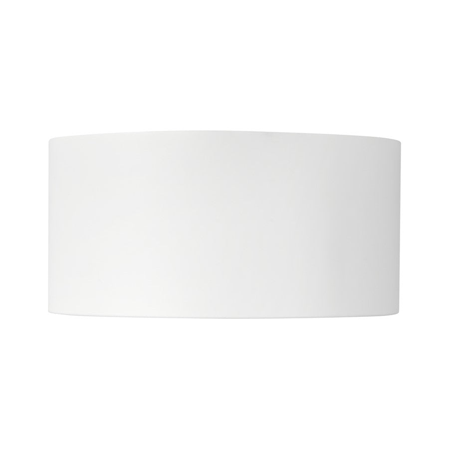 Kuzco Uma 7" White Dimmable LED Semi-Flush Mount, Whiteite