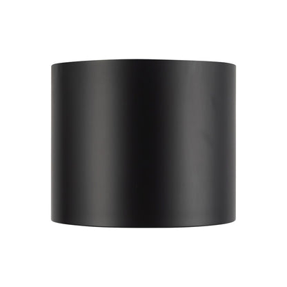 Kuzco Uma 7" Black Dimmable LED Semi-Flush Mount, Black