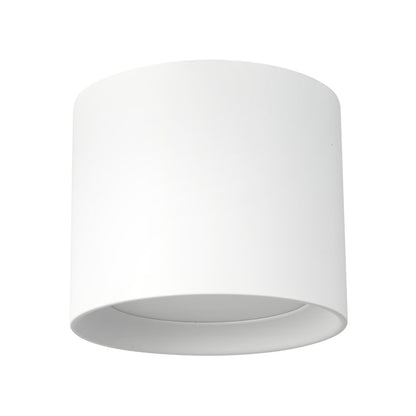Kuzco Uma 7" White Dimmable LED Semi-Flush Mount, White