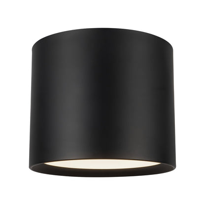 Kuzco Uma 12" Blk Dim LED Semi-Flush Mount, Blk - SF0703212BK