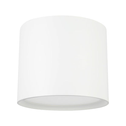 Kuzco Uma 12" Wht Dimmable LED Semi-Flush Mount, White
