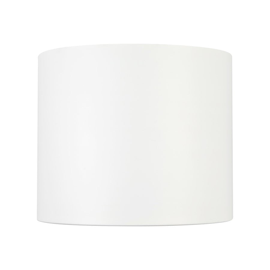 Kuzco Uma 12" Wht Dimmable LED Semi-Flush Mount, White