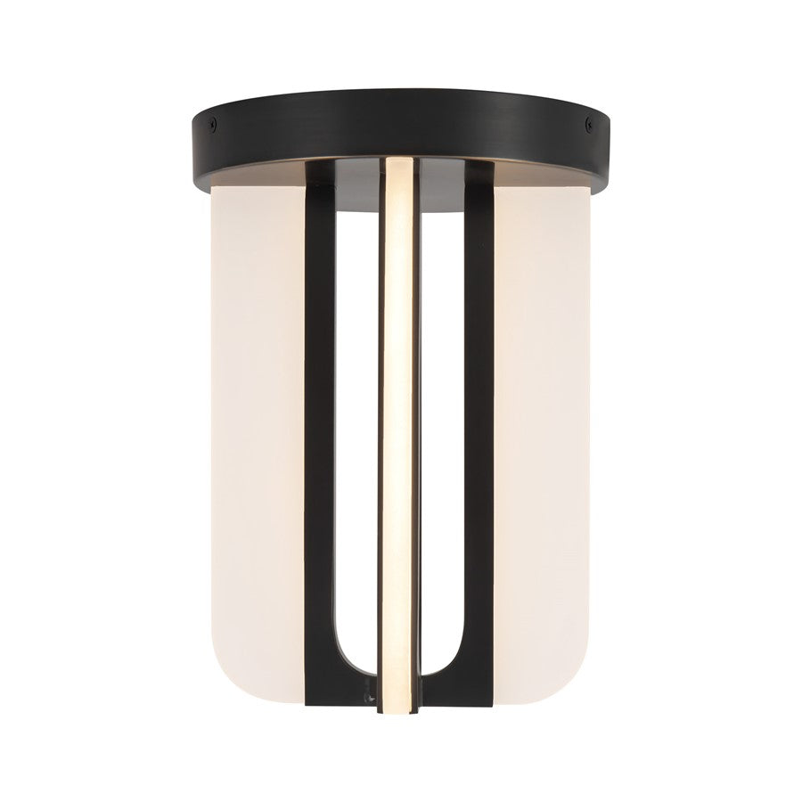 Kuzco Anders 8" Blk Dim LED Semi-Flush Mount, Urban Brz - SF336508UB