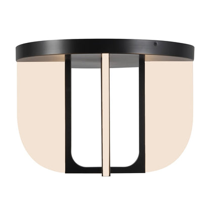 Kuzco Anders 17" Blk Dim LED Semi-Flush Mount, Urban Brz - SF336816UB