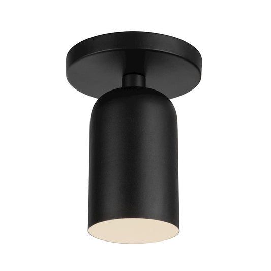 Kuzco Nola 1 Light 4" Semi-Flush, Black - SF57704-BK