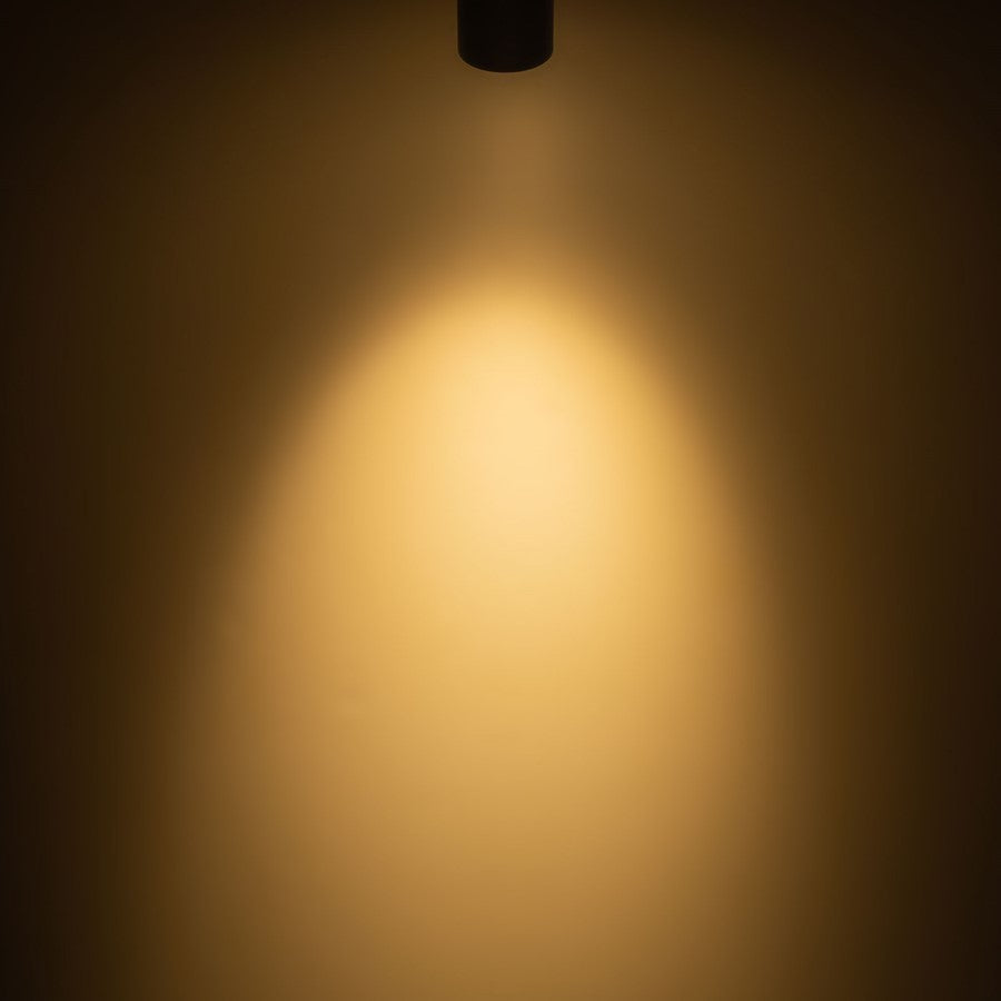 Kuzco Mason 5" Black Dimmable LED Semi-Flush Mount, Urban Bronze