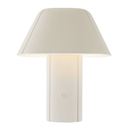 Kuzco Folio 10" Wht Dimmable LED Table Lamp, Pearl White