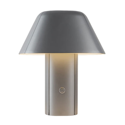 Kuzco Folio 10" Silver Dimmable LED Table Lamp, Space Gray