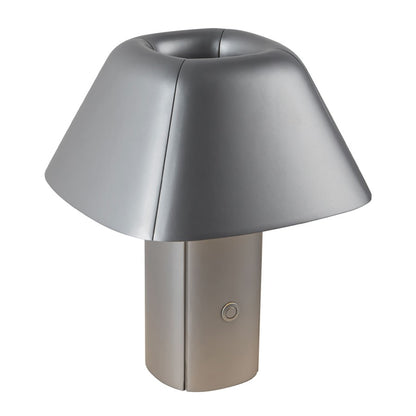 Kuzco Folio 10" Silver Dimmable LED Table Lamp, Space Gray