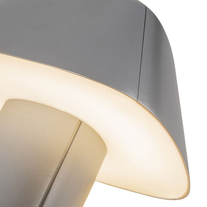 Kuzco Folio 10" Silver Dimmable LED Table Lamp, Space Gray