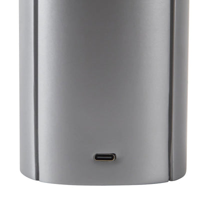 Kuzco Folio 10" Silver Dimmable LED Table Lamp, Space Gray