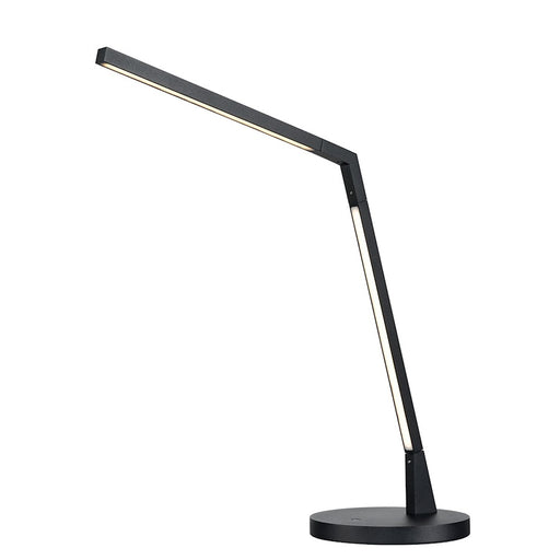 Kuzco Miter 17" LED Table Lamp, Black/White Acrylic Diffuser - TL25517-BK
