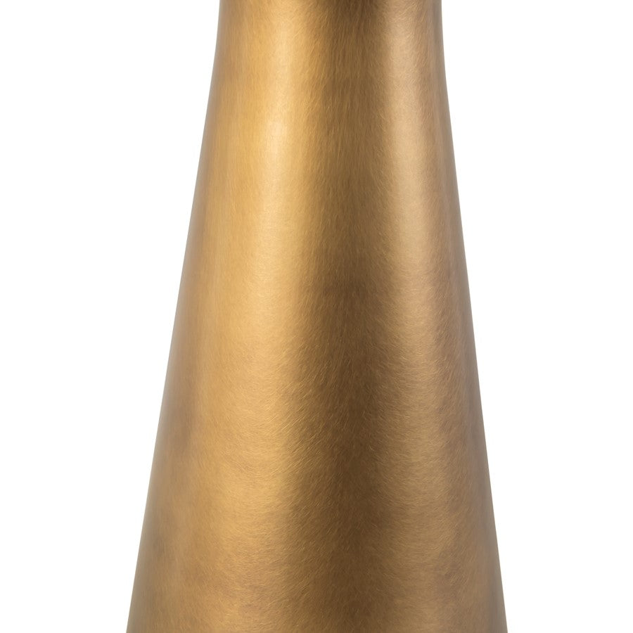 Kuzco Blair 21" Brass Table Lamp, Vintage Brass